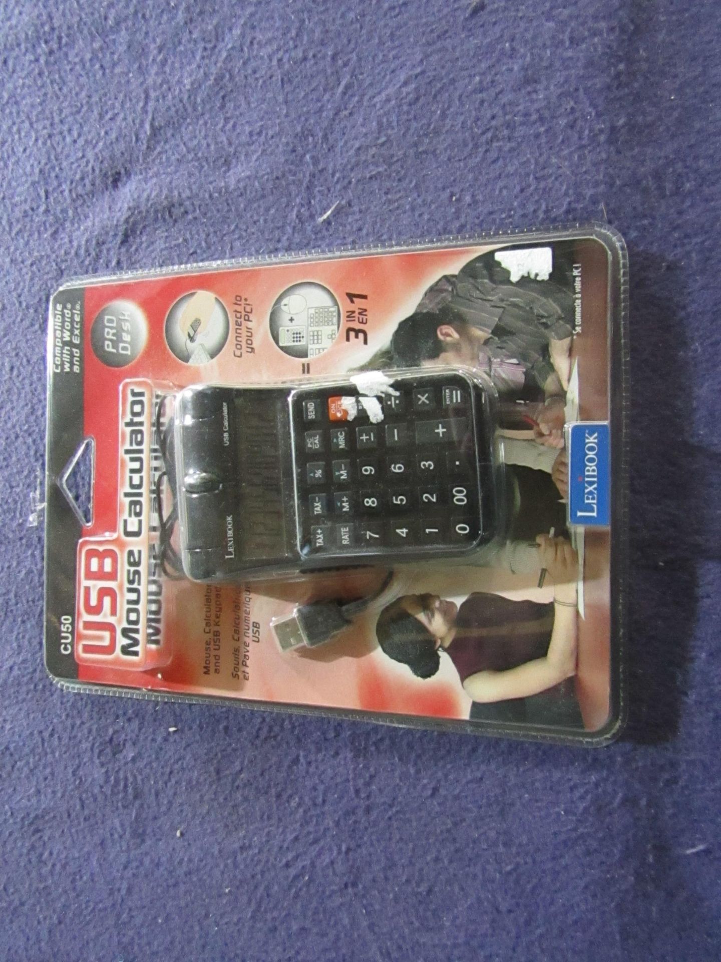 24x Lexibook - USB Mouse Calculator - New & Packaged.