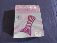 8x Inflatable Mermaid Tail Pool Float - Unused & Boxed.