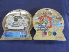 2x Wood Workshop - Customize Your Own Wind Chimes - Unused & Packaged.