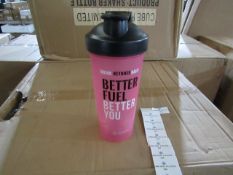 10x Blender Bottle - Pink Protein Shaker Bottle's - 600ml - New & Packaged.