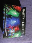 6x Paladone - Music Reactive 12-USB Powered Projecting String Lights - Unused & Boxed.