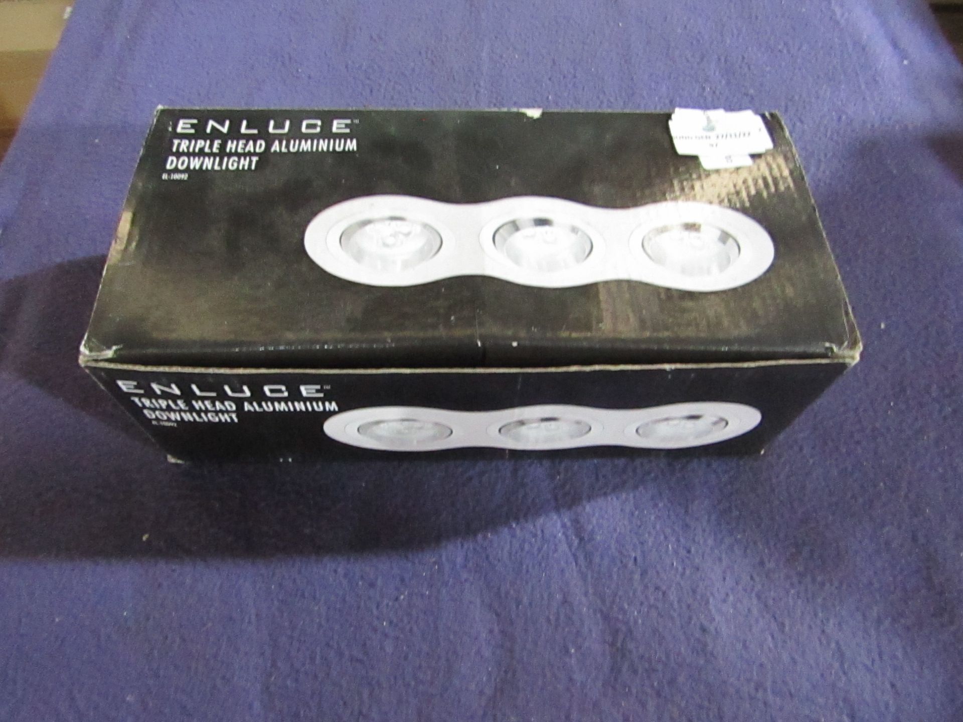 Enluce - Triple Head Aluminium Downlight - Unchecked & Boxed.