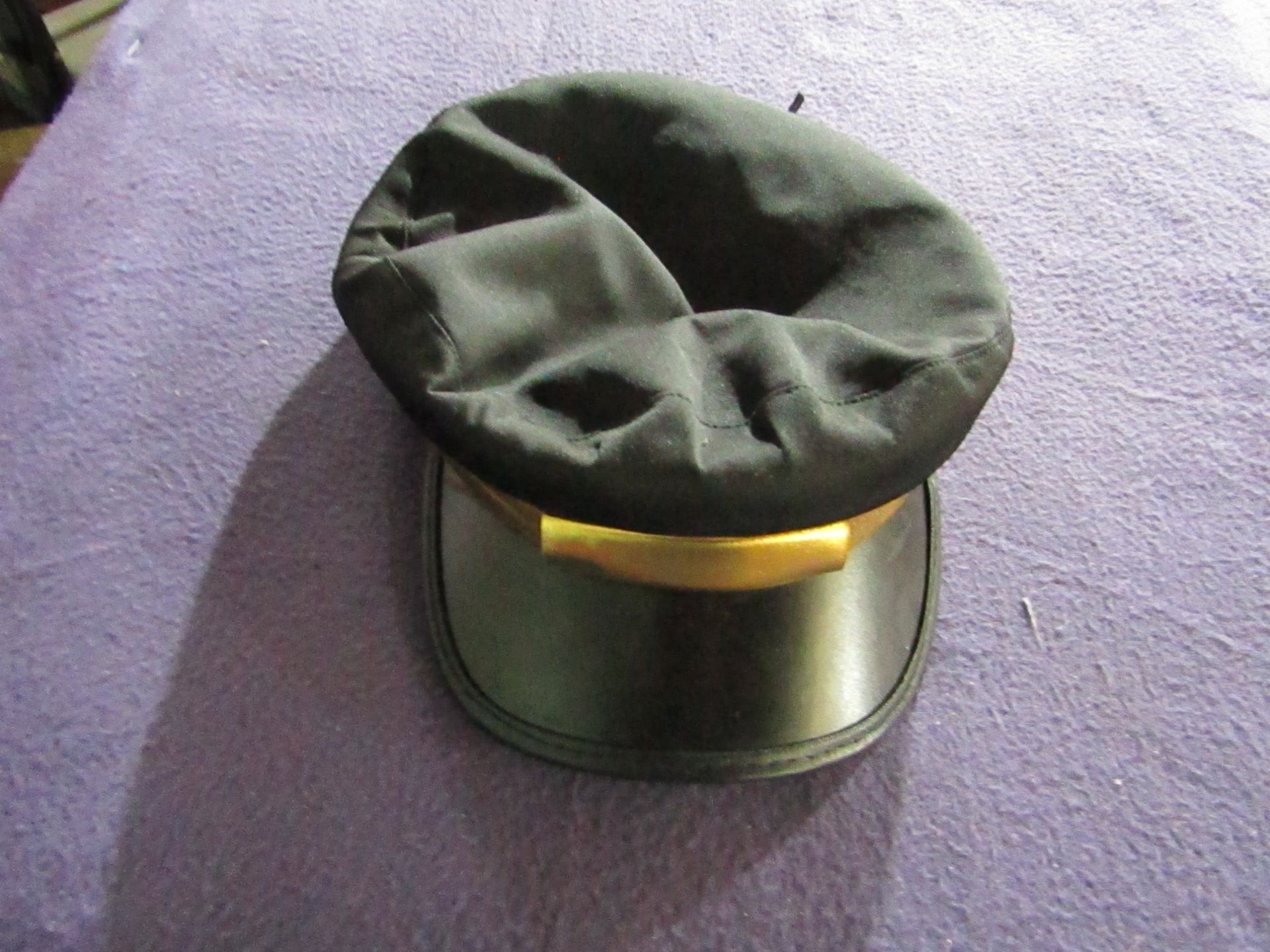 Black Hat With Gold Trim - Non Original Packaging.
