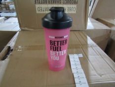 10x Blender Bottle - Pink Protein Shaker Bottle's - 600ml - New & Packaged.