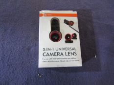 10x Intech - 3-IN-1 Universal Camera Lens - Unused & Packaged.