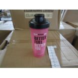 2x Blender Bottle - Pink Protein Shaker Bottle's - 600ml - New & Packaged.