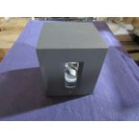 Uk Lighting Co - The Barbican Metallic Silver Wall Lantern - Unchecked & Boxed.