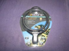 Gear'D - Combination Cable Lock for Bicycle - New & Packaged.