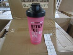 10x Blender Bottle - Pink Protein Shaker Bottle's - 600ml - New & Packaged.