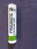 10x FSI - Pyrocoustic Fire Resistant Sealant - 310ml Tubes - BBD NOV20 - Unused.