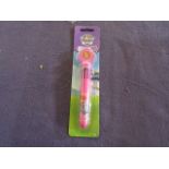 6x Paw Patrol - Skye Pink 10-Colour Spinning Top Pens - All New & Packaged.