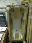 1x Pallet Containing 20x Roca - Carla Steel Bathtub White - 1600x700mm - Unused & Boxed, come with