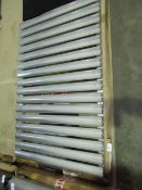 Carisa - Tallis Polished Steel Radiator - 600x950mm - Unchecked For Hanging Kits, Viewing