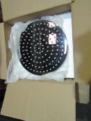 Nikles - Techno XL Chrome Shower Head 200mm - New & Boxed.