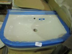 1x Pallet Containing Approx 14x Laufen made Jadiete 55mm 1Th basins - All New.