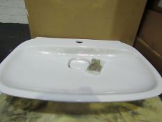 5x Laufen - Pedestal Basin 600mm 1TH - New & Boxed.