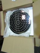 Nikles - Techno XL Chrome Shower Head 200mm - New & Boxed.