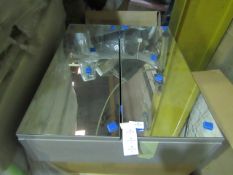 Unbranded - 2-Door Mirror Cabinet GRN Grey Avola ( 67x55cm ) - Unused & Boxed.