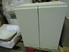 Roca - Valesso 2-Door Gloss White Base Unit ( 600mm ) - Good Condition, Box Present.