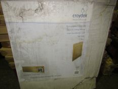 1x Pallet Containing Approx 42x Croydex - Kingston Bath End Panels ( W66 X H55X X D2cm ) - Oak