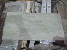 Approx 9x Packs of Johnsons ARL03 Ashlar grey wall and floor tiles