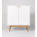 Swoon Thurlestone Cabinet in White Natural Mango Wood RRP ?399 SKU SWO-AP-thurlestonecabinetwhib-