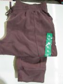 Mondetta - Ladies Cozy Joggers - Berry Flint Size XL - New With Tags.