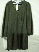 Reserved Dress Sparkly Green Size 12 New With Tags