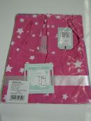 Ladies Twin Pack Lounge Vests Size 12-14 Pink/Purple With White Stars New & Packaged