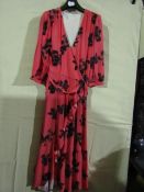 Unbranded Wrap Over Dress Size 12 Unworn Sample