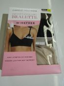 Carole Hochman - Wirefree Bralette ( Pack of 2 ) - Size Small - New & Boxed. (Picked at Randon So