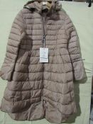 Monte Cervino Padded Coat With Hood Dusky Pink Size X/L New & Packaged