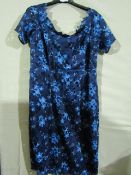 Unbranded Sample Dress Navy/Blue Size 22 Unworn