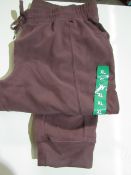 Mondetta - Ladies Cozy Joggers - Berry Flint Size XL - New With Tags.