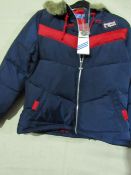 Adidas Jacket Ladies Petite Size S Navy/Red New With Tags ( Please Note These Jackets Are Petite