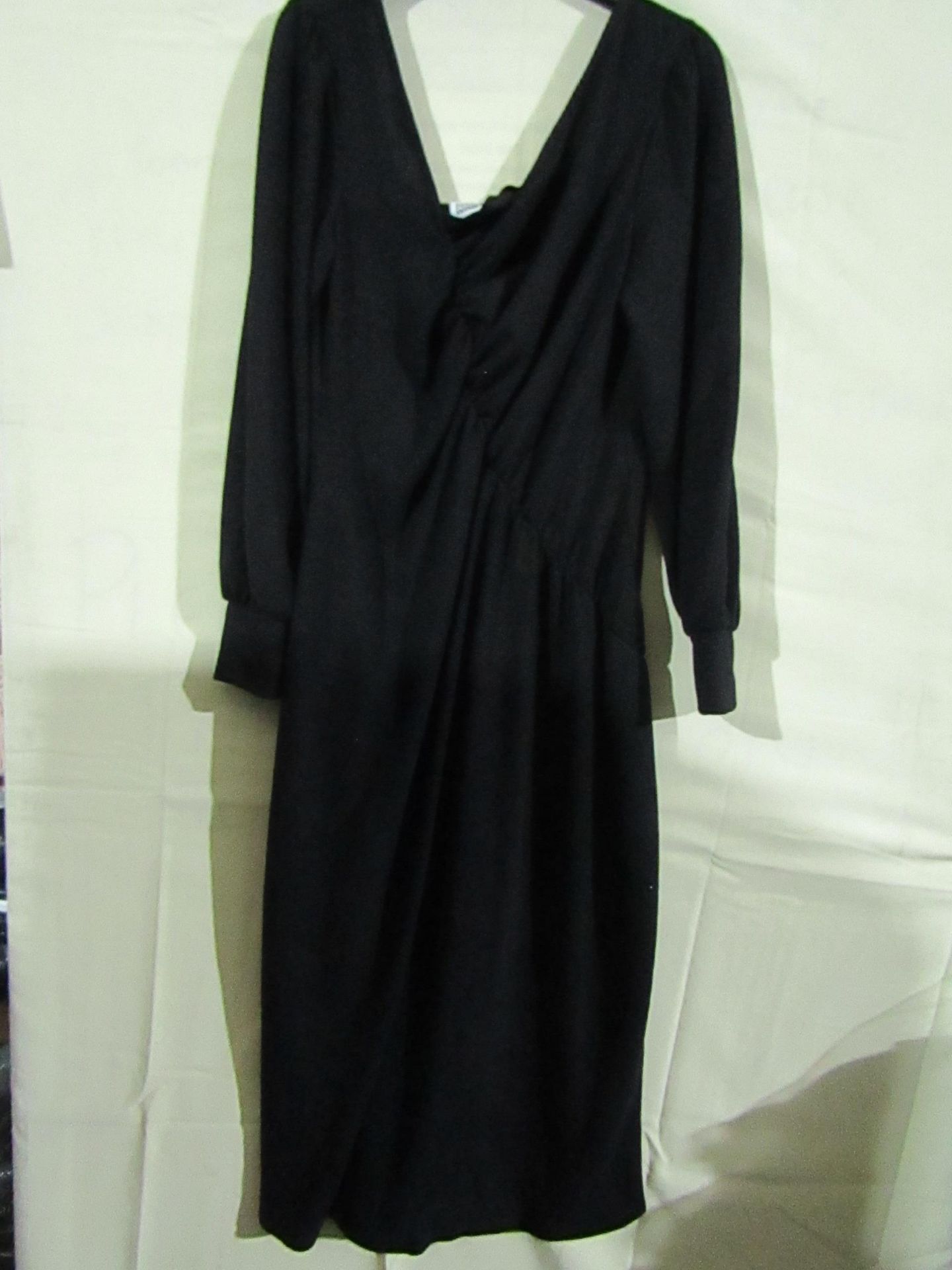 Dennis Day Dress Black Size 12 Unworn Sample