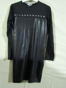 Eternal Dress Black With Studded Design on Front Size12 Unworn Sample