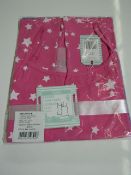 Ladies Twin Pack Lounge Vests Size 12-14 Pink/Purple With White Stars New & Packaged
