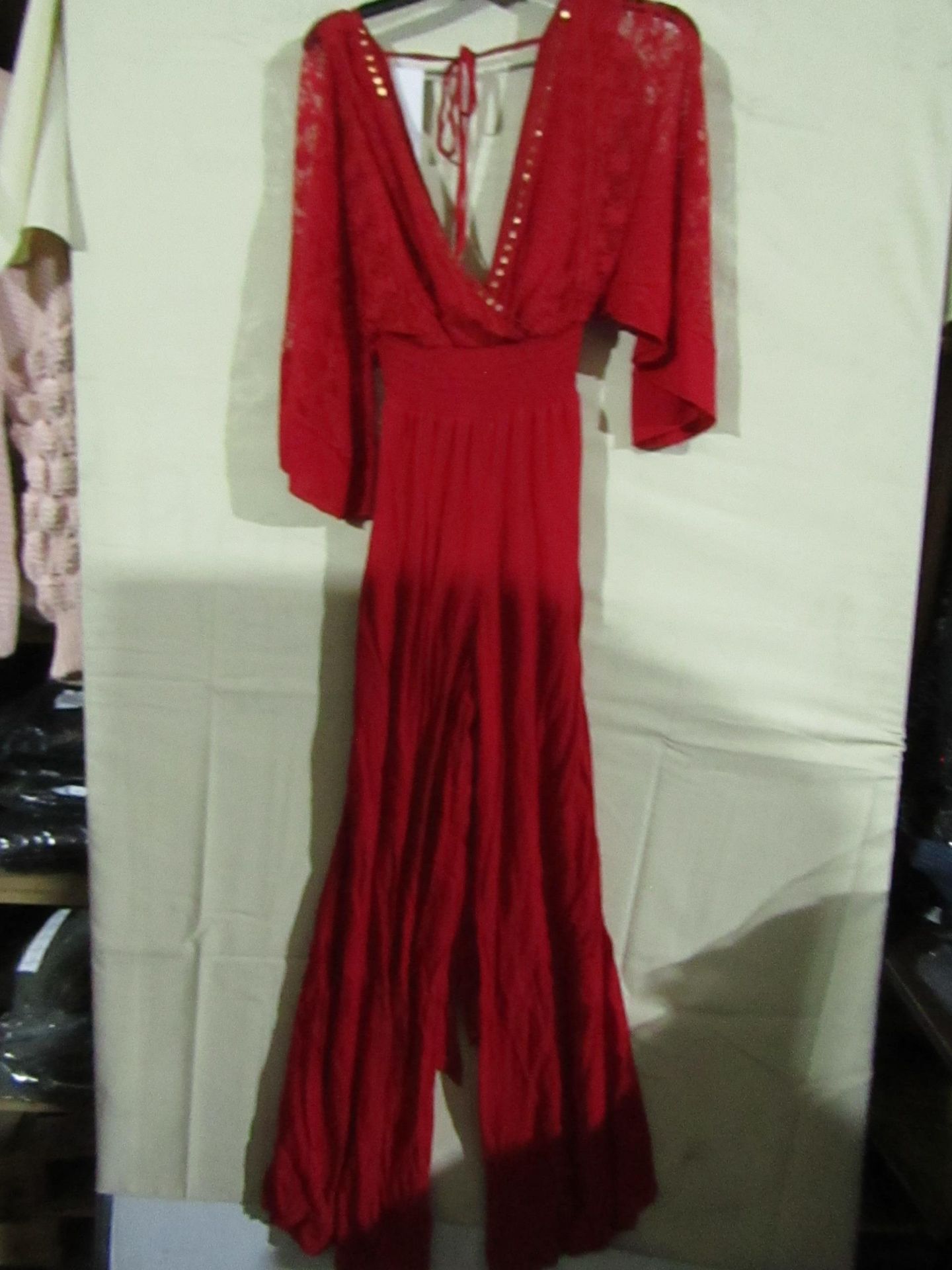 Kaleidoscope Long Red Dress Size 12 Unworn Sample