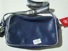 Small Blue & White Bag With Shoulder Strap Looks Unused