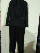Tayfan Jumpsuit Black Size 12 Unworn Sample