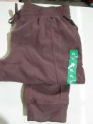 Mondetta - Ladies Cozy Joggers - Berry Flint Size XL - New With Tags.