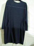 Bus Stop Dress With Pockets Navy Size 12 Unworn With Tags