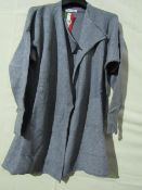 Nuova Moda Open Fronted Cardigan Grey Size Approx M-L New & Packaged