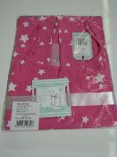 Ladies Twin Pack Lounge Vests Size 12-14 Pink/Purple With White Stars New & Packaged