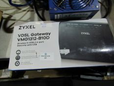 Zyxel VDSL gateway VMG1312-B0D wireless N 4 port gateway with USB, powers onm but we havent