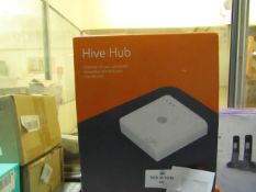 Hive Hub wireless smart home hub, boxed and unchecked