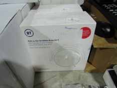 BT Whole Home AC2600 add on disc, powers on and boxed, we havent checked any further