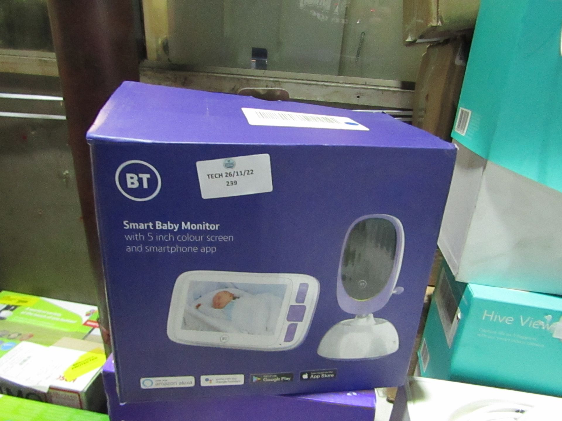 BT Smart Baby Monitor, tested wroming for both sound ad picture in original box