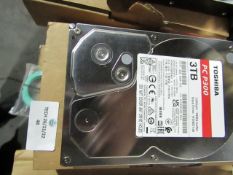 Toshiba PCp300 3Tb hard drive, unchecked